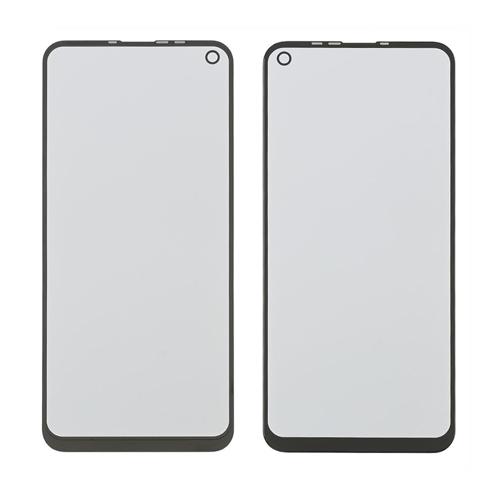 Стекло дисплея Tecno Camon 15, CD7, черное, с OCA-пленкой | стекло тачскрина