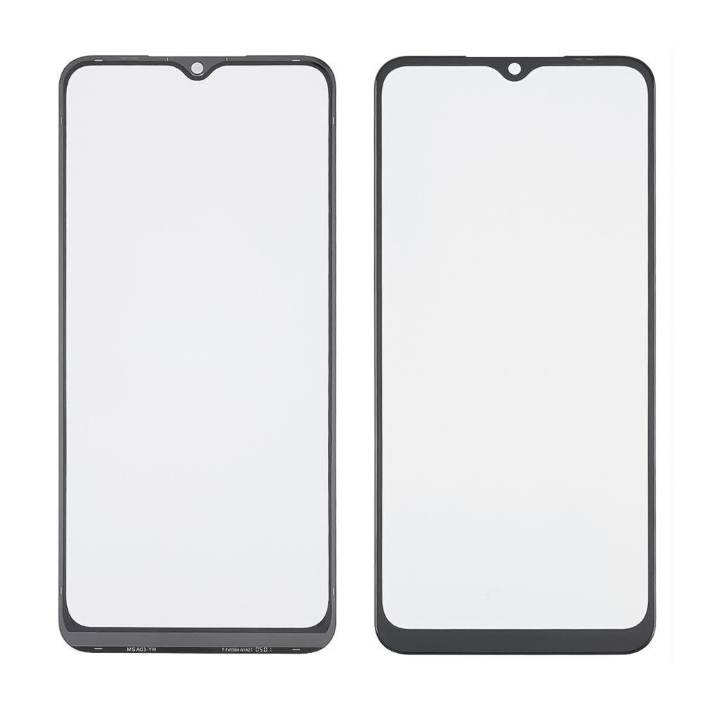 Стекло дисплея Samsung SM-A032 Galaxy A03 Core, черное, с OCA-пленкой | стекло тачскрина