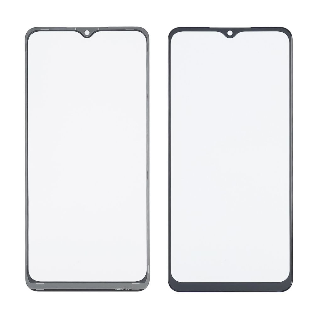 Стекло дисплея Samsung SM-A022 Galaxy A02, черное, с OCA-пленкой | стекло тачскрина