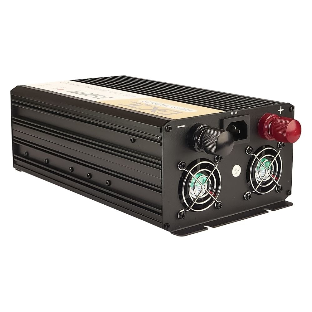 Инвертор GXQC SFX-1000W, 1000 Вт (номинал), 2500 Вт (пиковая нагрузка, старт), DC 12V - AC 220V, с функцией зарядки аккумулятора