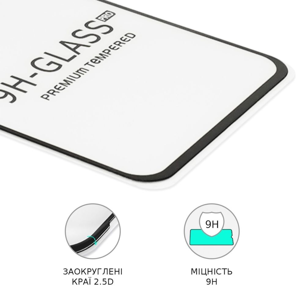 Захисне скло Samsung SM-A346 Galaxy A34, чорне, Lion, 0.3 мм, 2.5D, iNobi, Full Glue, клей на усій поверхні, сумісне з чохлом | Закаленное защитное стекло