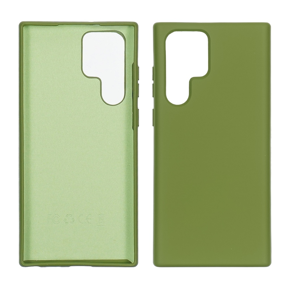 Чехол Full Nano Silicone Case Samsung SM-S22 ULTRA 2022, зеленый