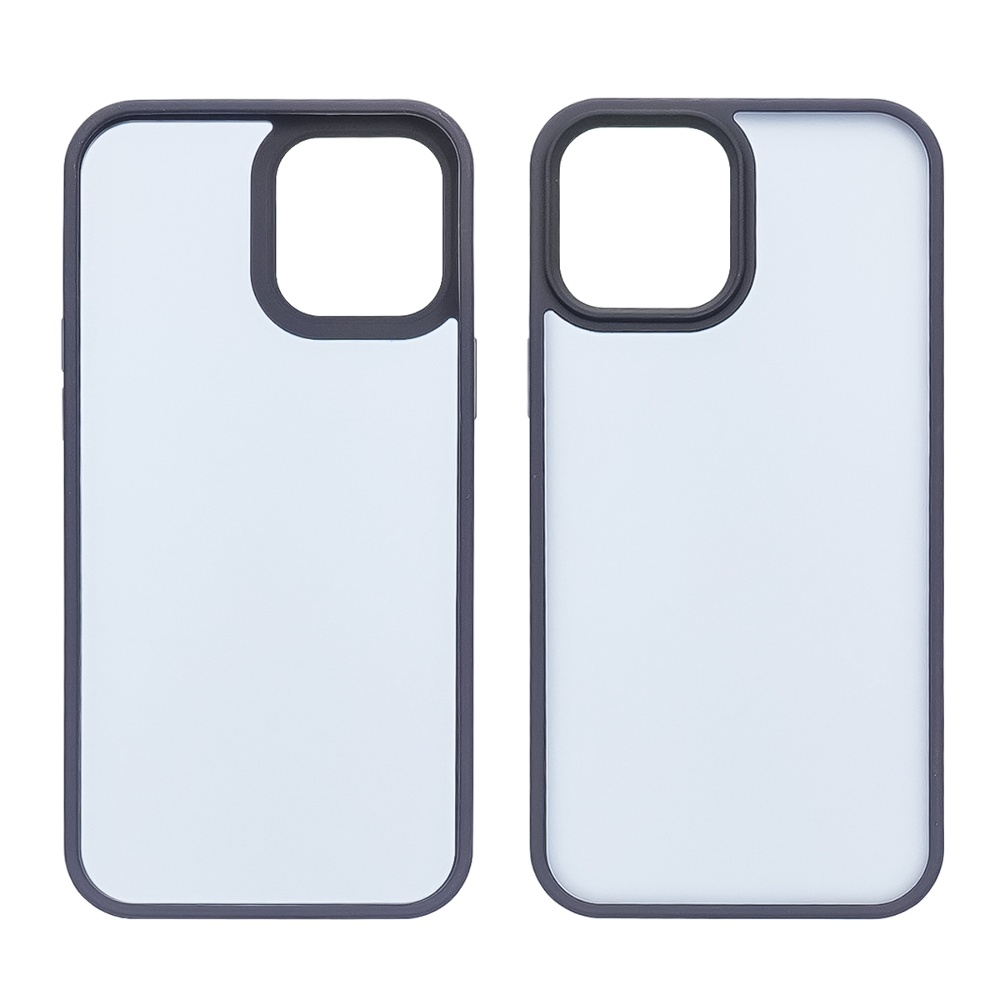 Чехол Сolor Protective Frame Apple iPhone 12, iPhone 12 Pro, синій, Люкс