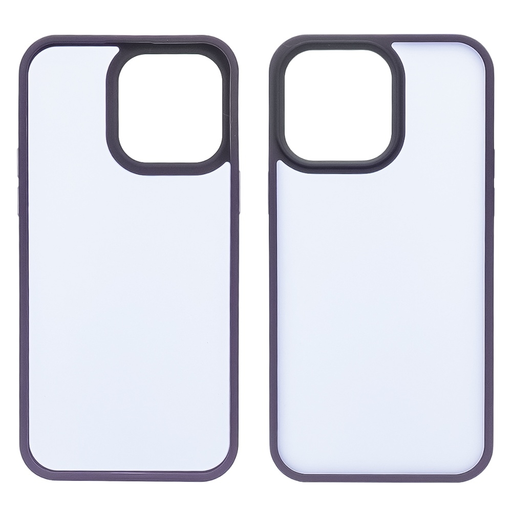 Чехол Сolor Protective Frame Apple iPhone 14 Pro Max, фіолетовий, Люкс