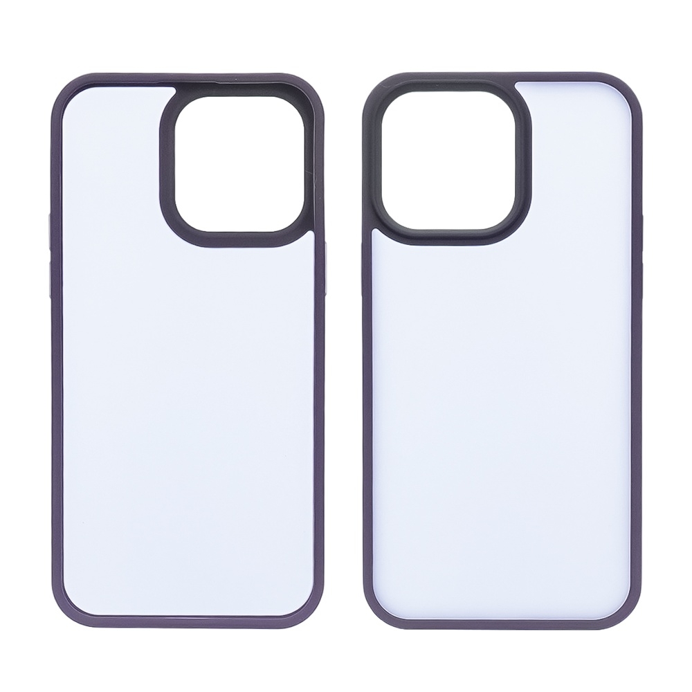 Чехол Сolor Protective Frame Apple iPhone 14 Pro, фіолетовий, Люкс