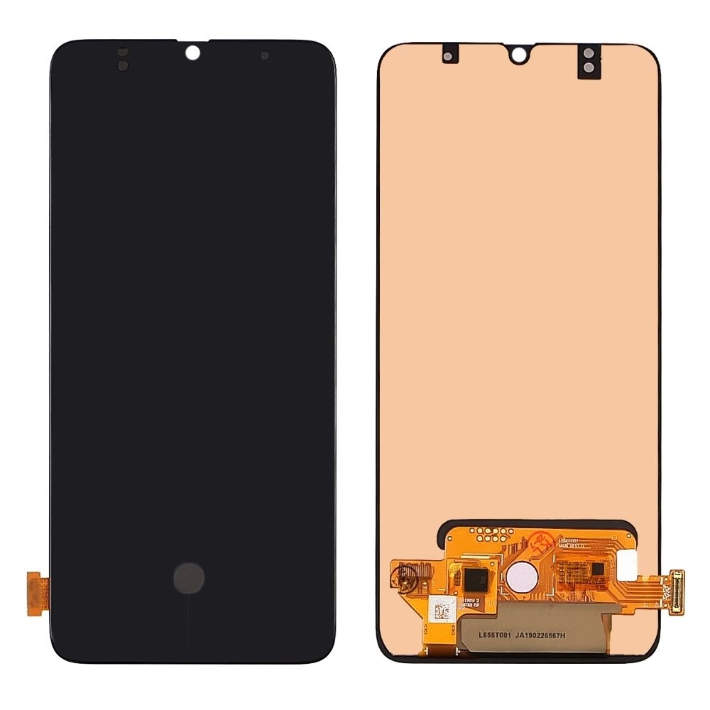 Дисплей Samsung SM-A705 Galaxy A70, чорний | з тачскріном | High Copy, OLED, со стандартным ободком | дисплейный модуль, экран