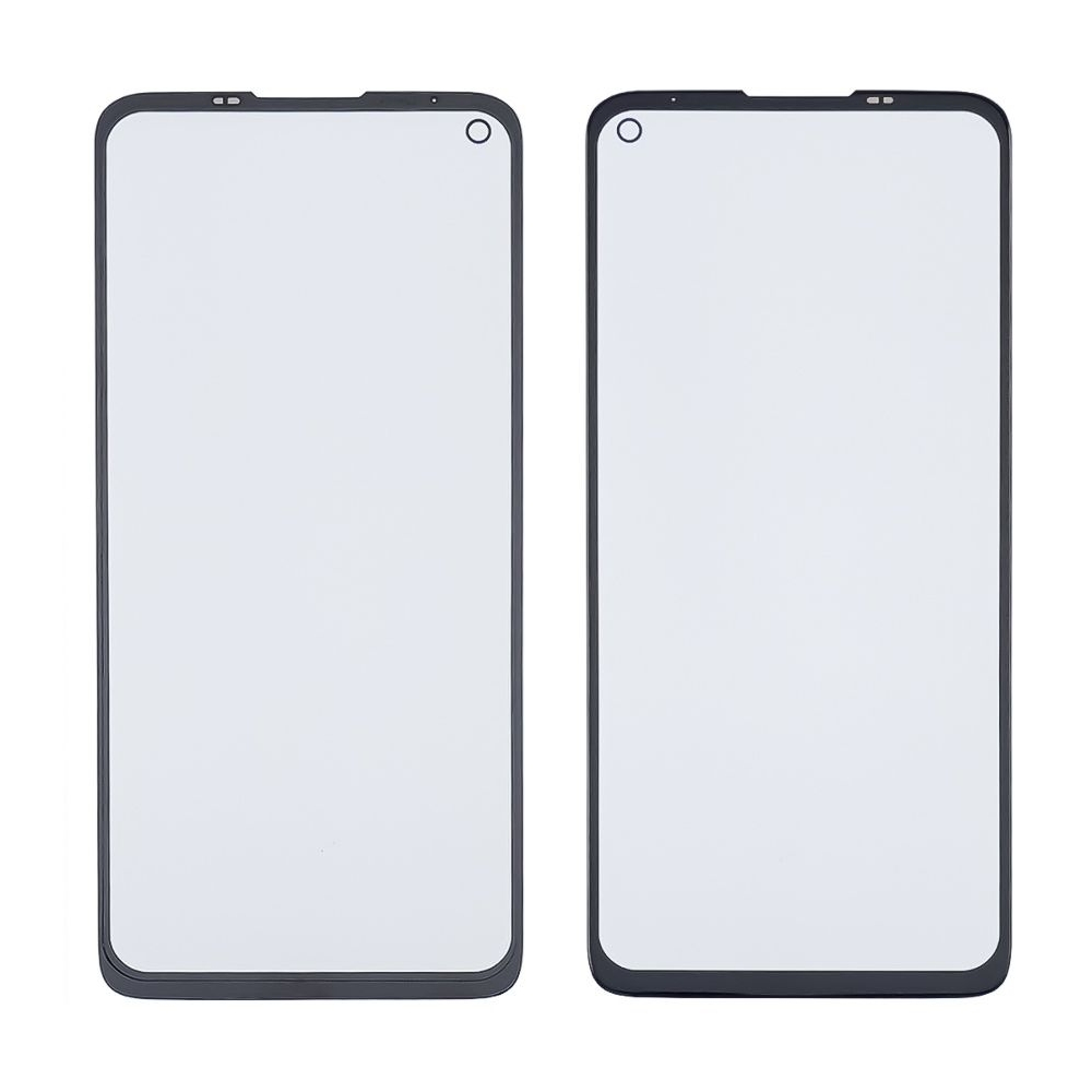 Стекло дисплея Motorola Moto G9 Plus, XT2087, черное, с OCA-пленкой | стекло тачскрина