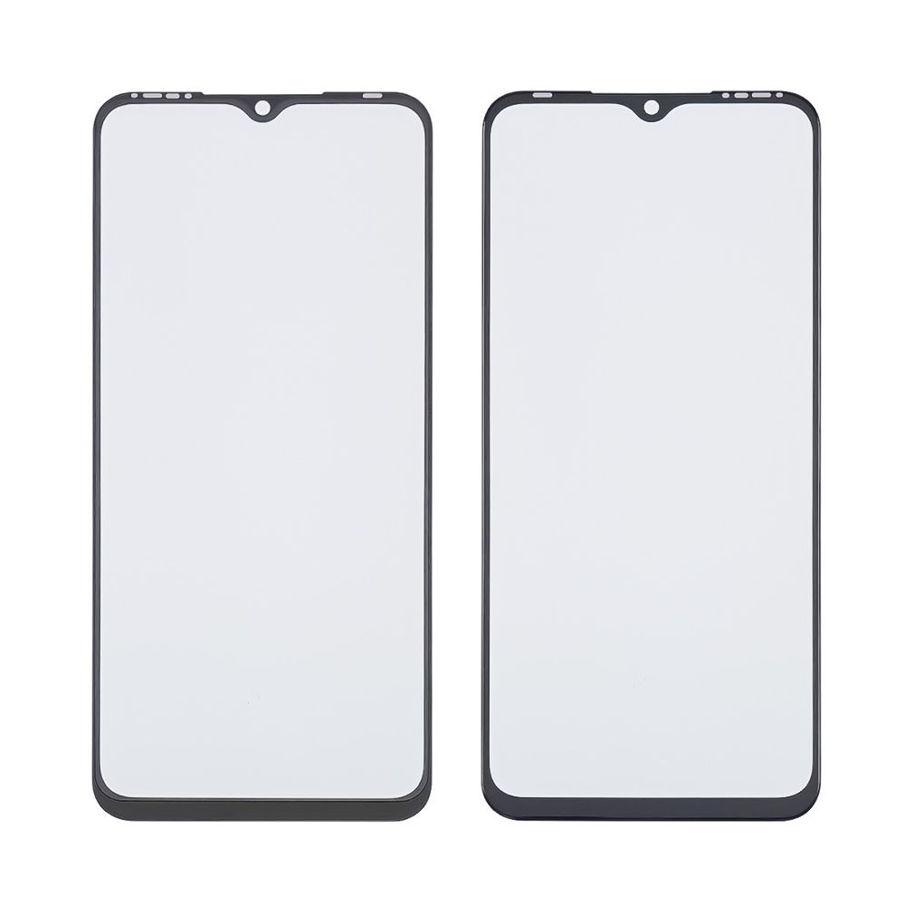 Стекло дисплея Tecno Spark 7, KF61, Spark 7 Go, KF6M, черное, с OCA-пленкой | стекло тачскрина