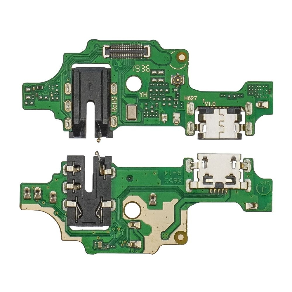 Плата зарядки Tecno Camon 15, Camon 15 Air, шлейф коннектора зарядки, с микрофоном, High Copy