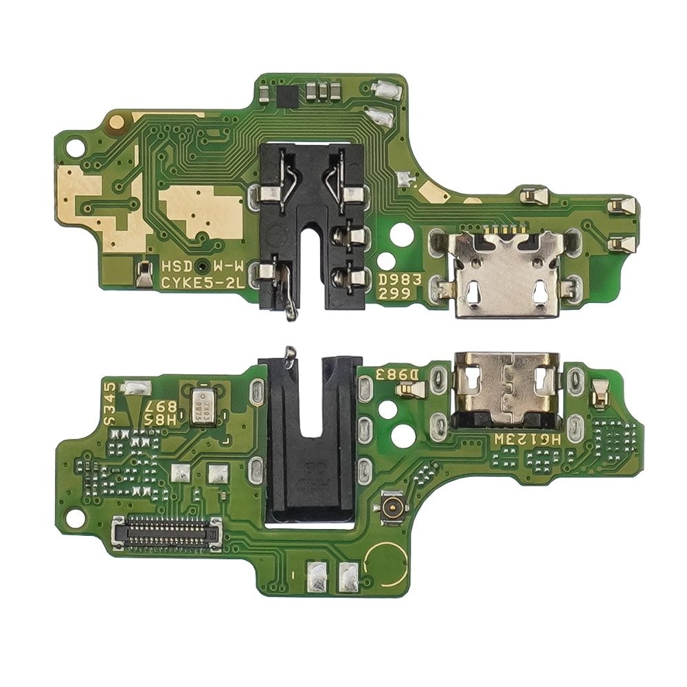 Плата зарядки Tecno Spark 6 Go, KE5, KE5j, KE5k, шлейф коннектора зарядки, с микрофоном, High Copy
