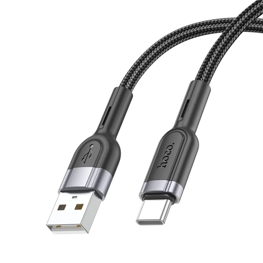 USB-кабель Hoco U117, USB на Type-C, 120 см, чорний