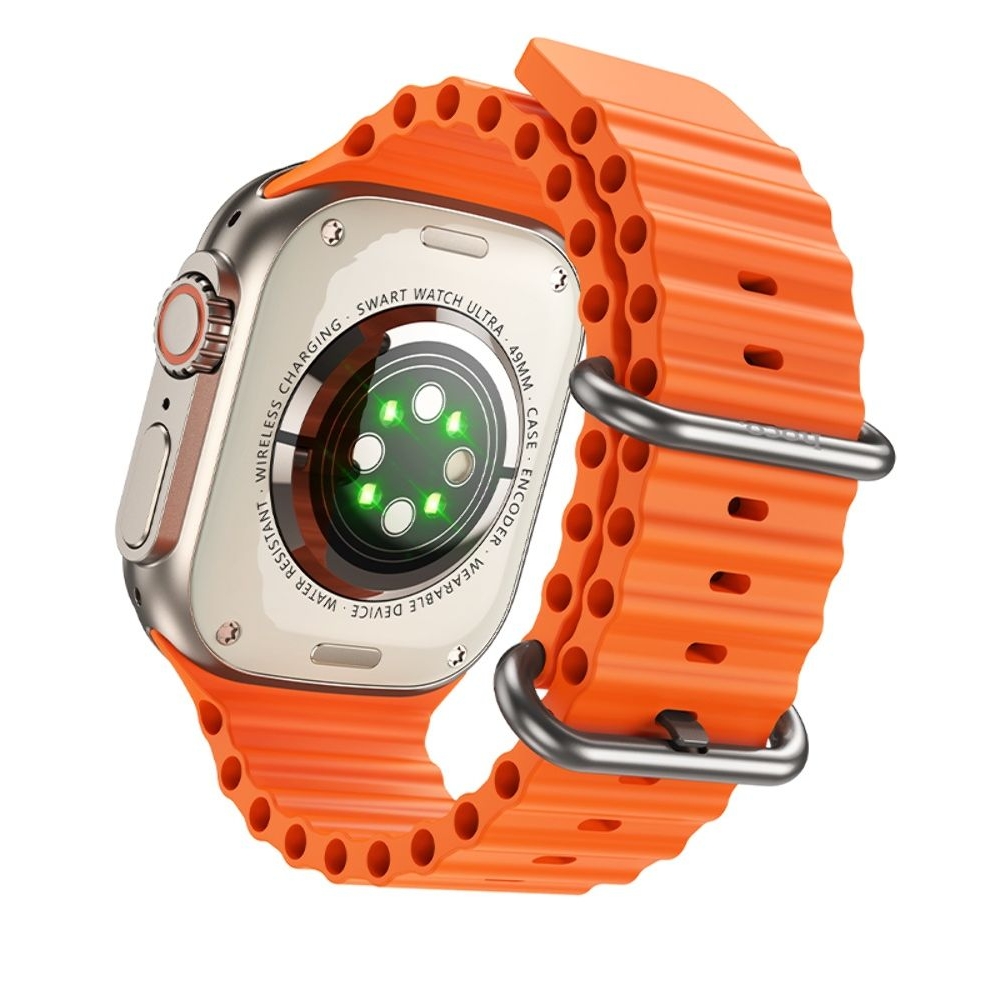 Смарт часы Hoco Y12 Ultra, золотистые