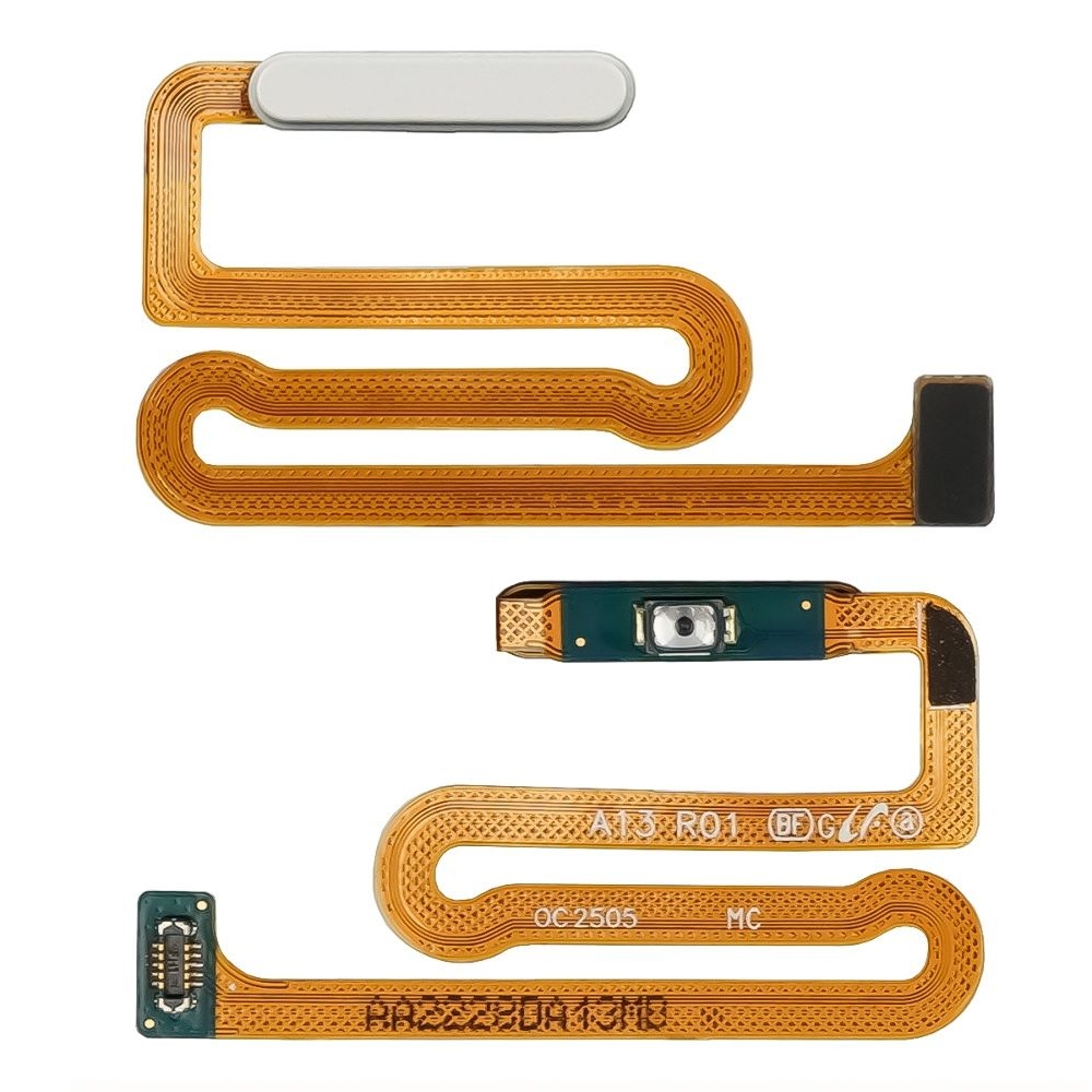 Шлейф Samsung SM-A135 Galaxy A13, сканера отпечатка пальца (Touch ID), білий, Original (PRC)