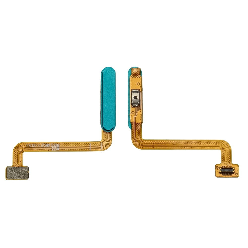 Шлейф Samsung SM-M336 Galaxy M33, SM-M536 Galaxy M53, БЕЗ сканера отпечатка пальцев (Touch ID), зелений, High Copy