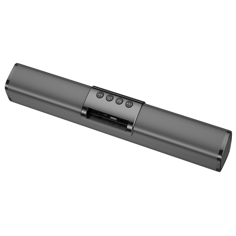 Бездротова колонка Borofone BP11, со светомузыкой, серая | беспроводная колонка