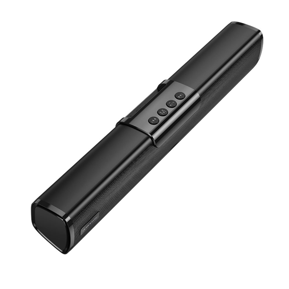 Бездротова колонка Borofone BP11, со светомузыкой, черная | беспроводная колонка