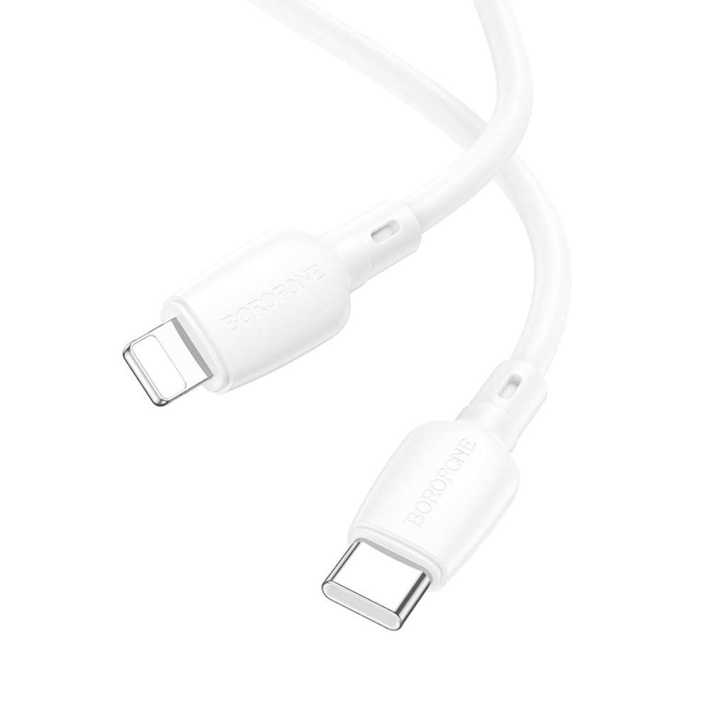 USB-кабель Borofone BX93, Type-C на Lightning, 100 см, білий