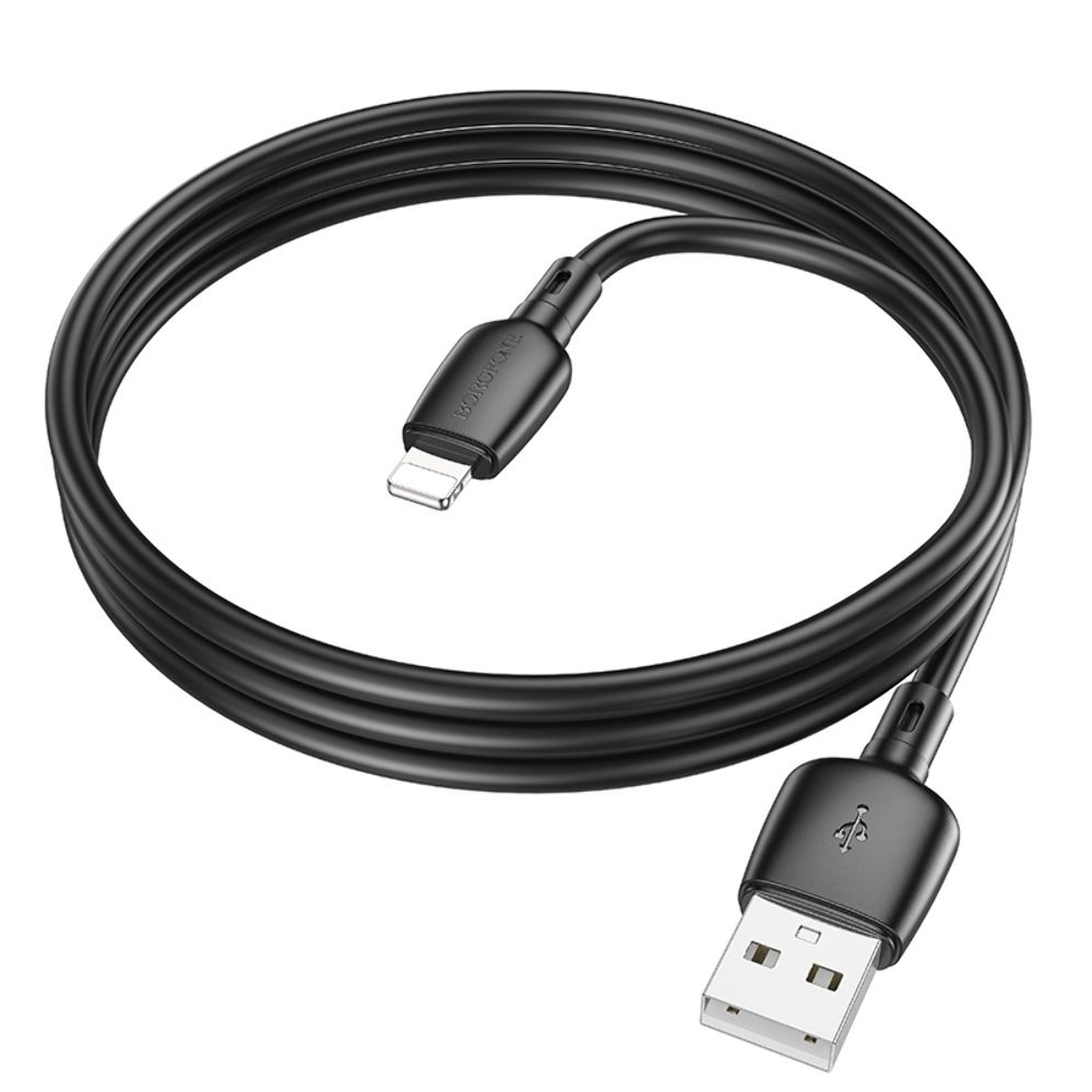 USB-кабель Borofone BX93, USB на Lightning, 100 см, чорний