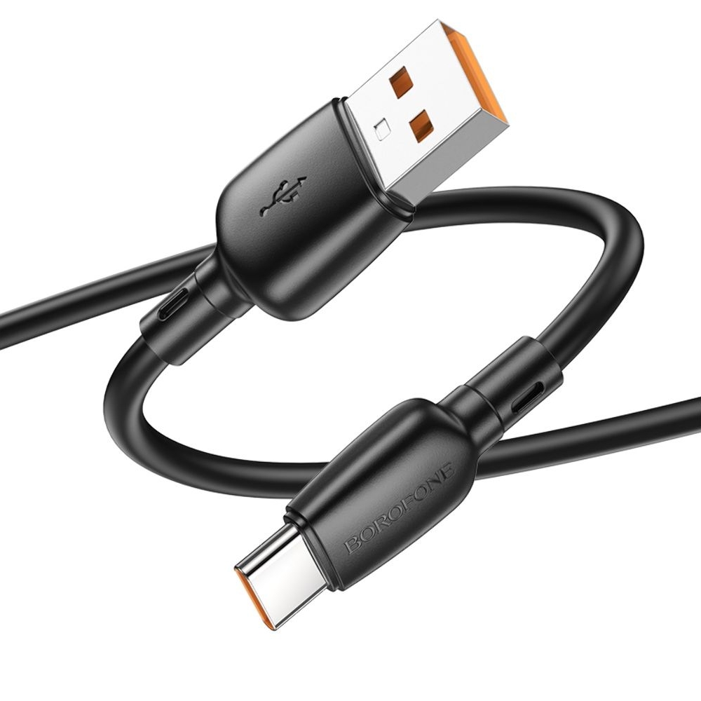 USB-кабель Borofone BX93, USB на Type-C, Power Delivery (100 Вт), 100 см, чорний