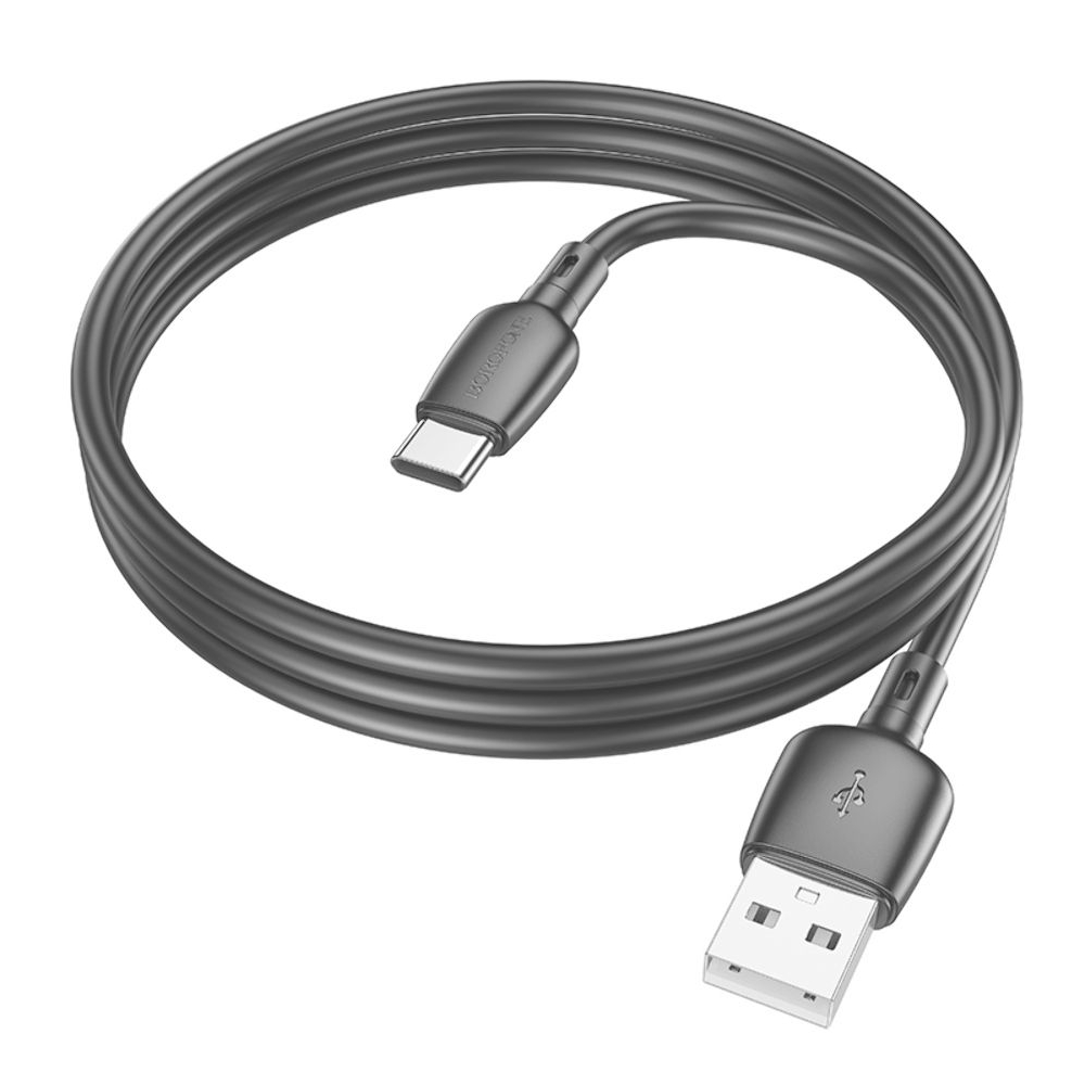 USB-кабель Borofone BX93, USB на Type-C, Power Delivery (27 Вт), чорний