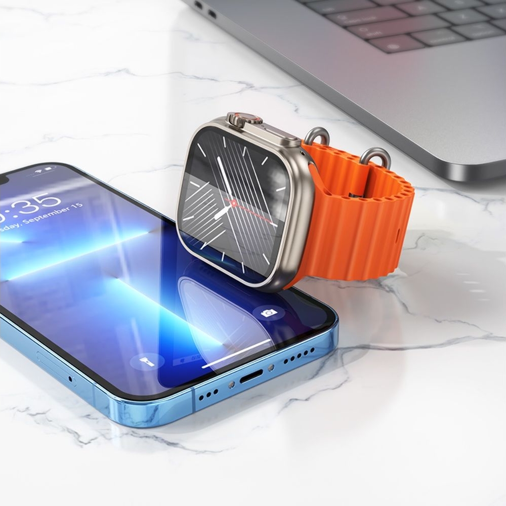 Смарт часы Borofone BD3 Ultra, с функцией звонка, золотистые