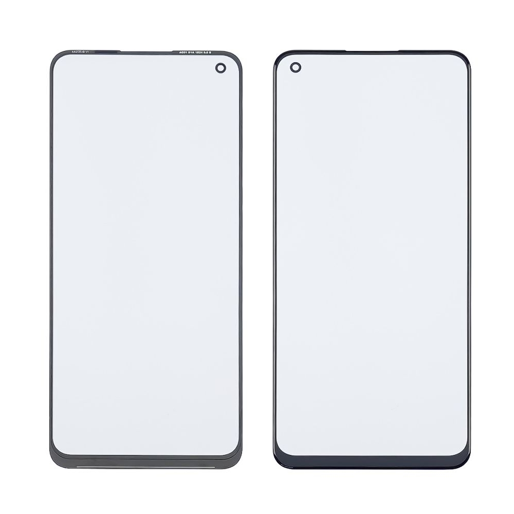 Стекло дисплея Oppo Reno8 T, черное, с OCA-пленкой