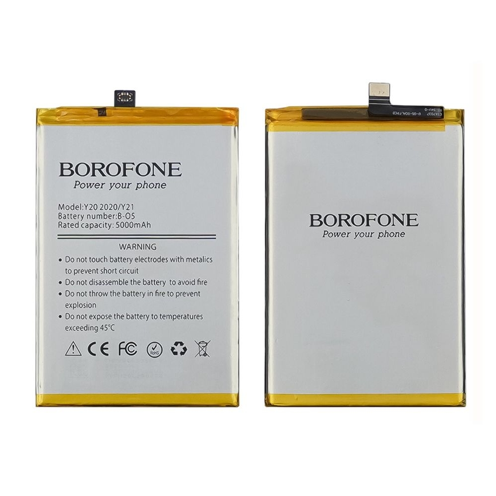 Акумулятор Vivo Y20, Y30, V2029, V2029_PK, 1938, B-O5, Borofone | 3-12 міс. гарантії | АКБ, батарея, аккумулятор
