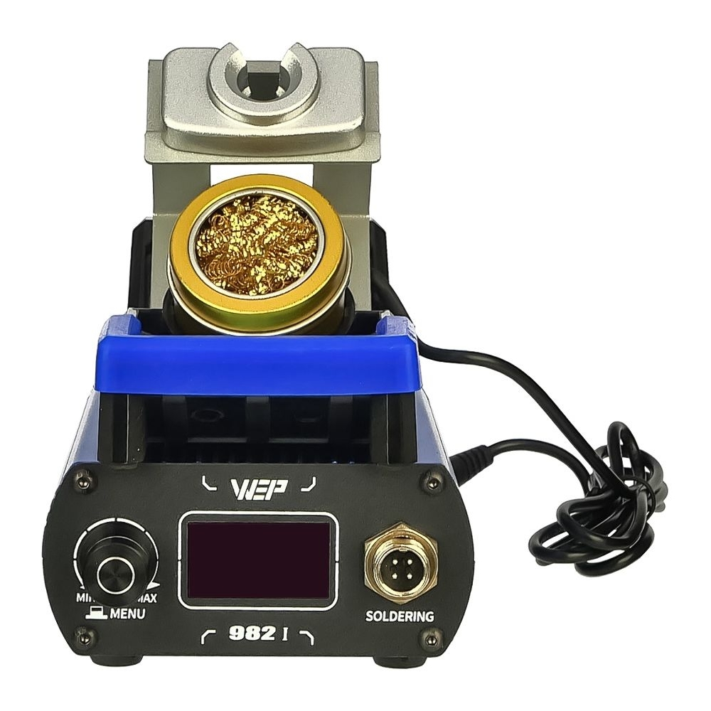 Паяльная станция прецизионная WEP 982-I, 2 паяльника стандарта JBC 210 и 245, 3 канала памяти, 120 Вт, 90 - 450 C