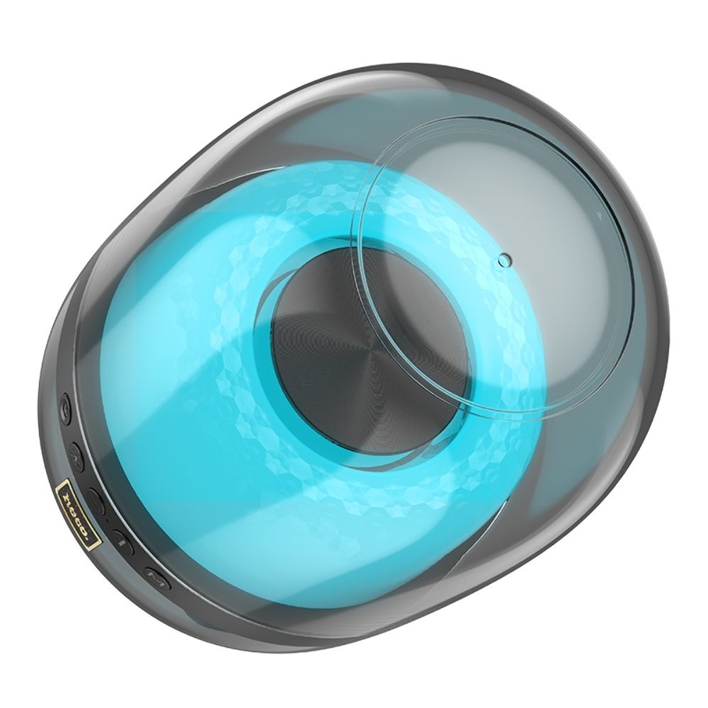 Бездротова колонка Hoco BS58, со светомузыкой, черная | беспроводная колонка