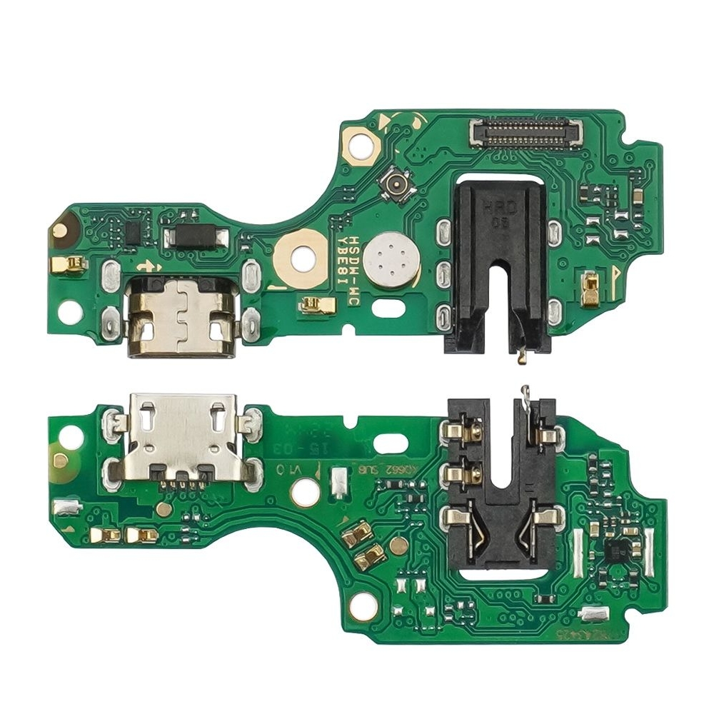 Плата зарядки Tecno Pop 6 Pro, BE8, BE8i, шлейф коннектора зарядки, коннектора наушников, с микрофоном, High Copy