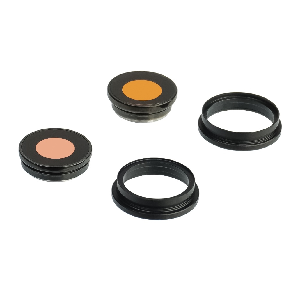 Стекло камеры Apple iPhone 14 Plus, черное, комплект 2 шт., в рамке, Original (PRC)