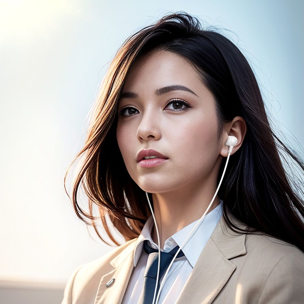 Наушники проводные вакуумные Borofone BM84, с микрофоном, Jack 3.5, белые