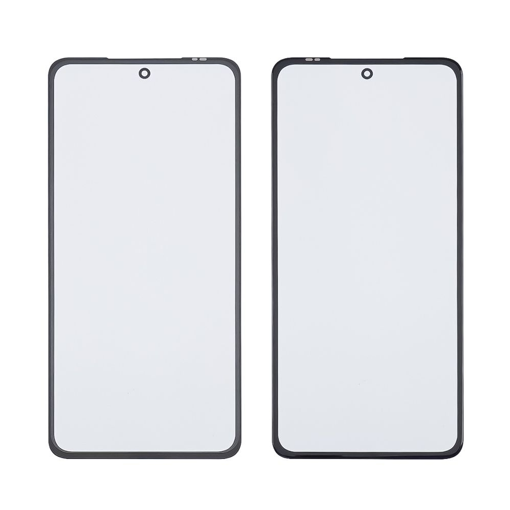 Стекло дисплея с OCA пленкой Motorola G72, черное