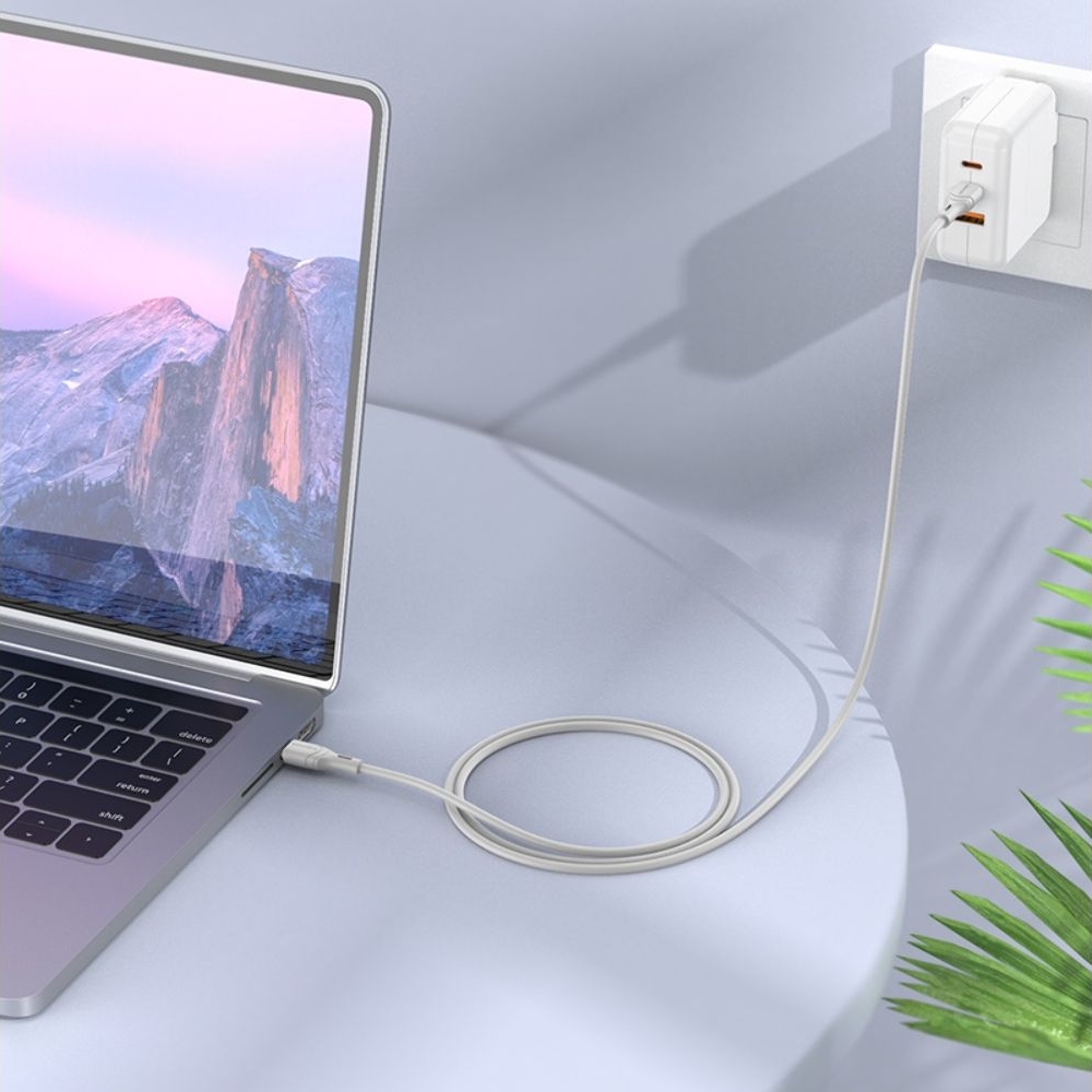 USB-кабель Borofone BX99, Type-C на Lightning, 100 см, сірий