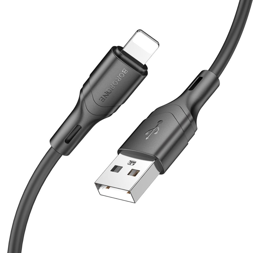 USB-кабель Borofone BX99, USB на Lightning, 100 см, чорний