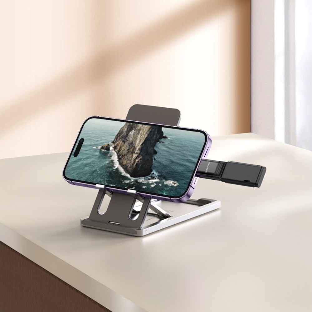 Адаптер переходник Borofone BV18, Lightning на USB 2.0, чорний