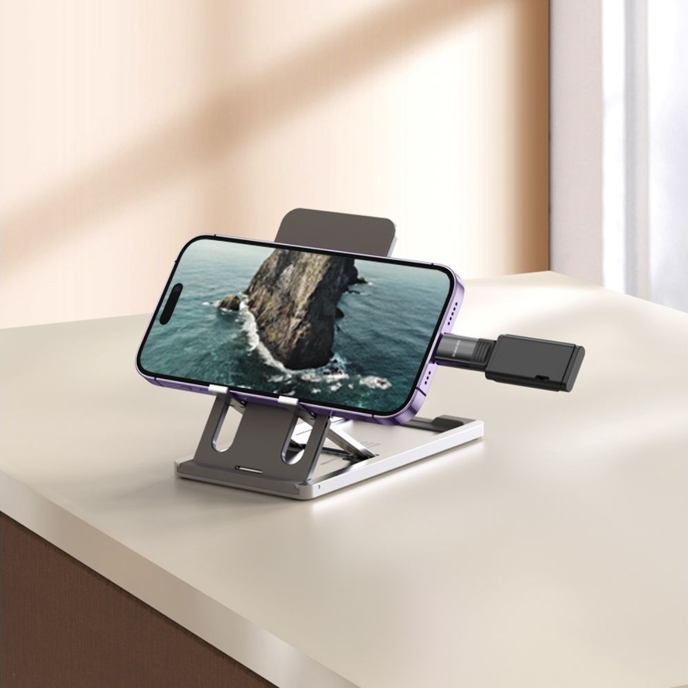 Адаптер переходник Borofone BV18, Lightning на USB Type-C, чорний