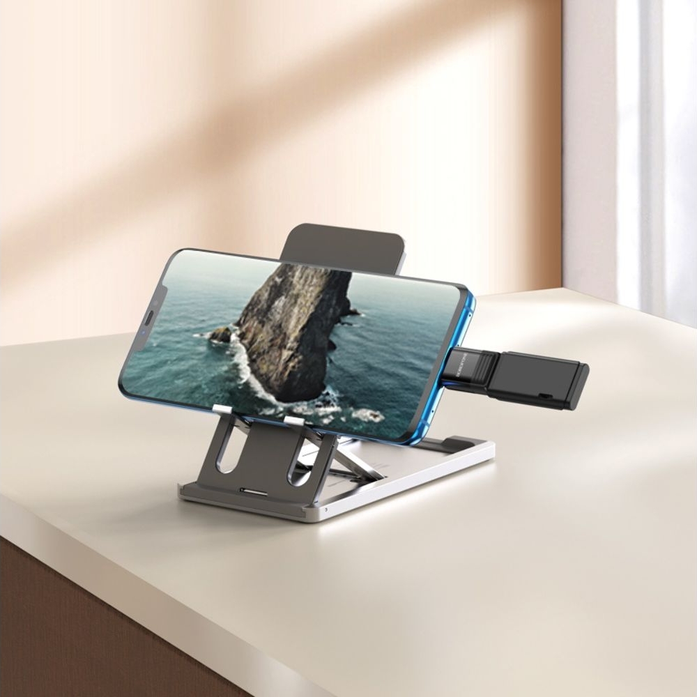 Адаптер переходник Borofone BV18, Type-C на USB 3.0, чорний