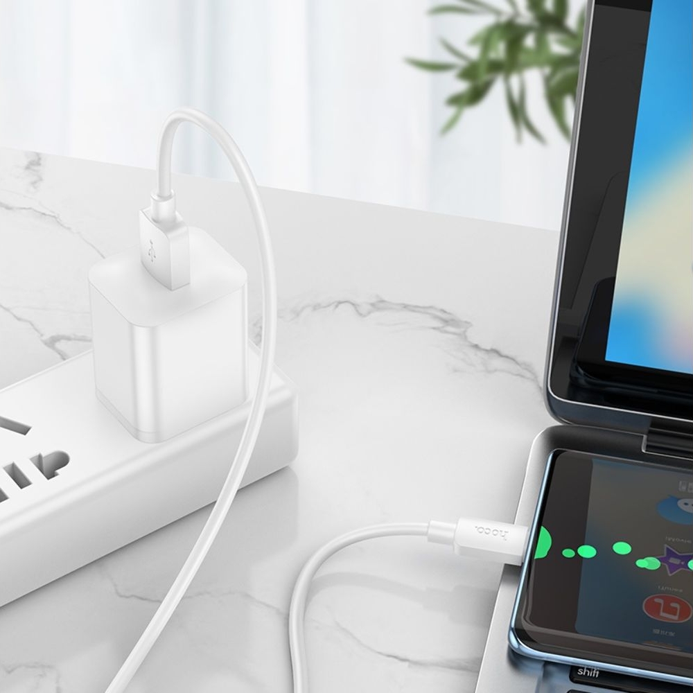 USB-кабель Hoco X96, Type-C, Power Delivery (27 Вт), 100 см, білий