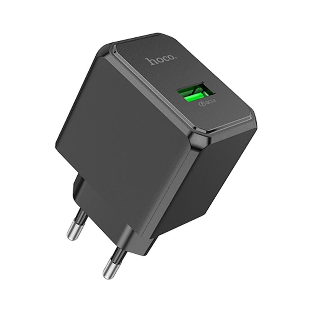 Сетевое зарядное устройство Hoco CS12A, USB, черное