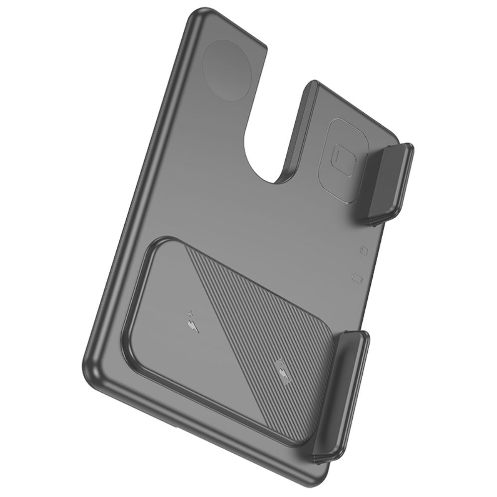 Бездротовий зарядний пристрій Hoco CQ2, 3 в 1, черное | беспроводное зарядное устройство