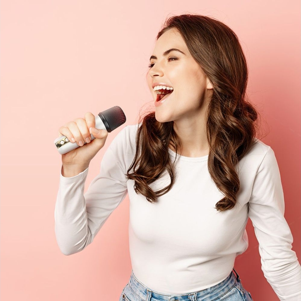 Бездротова колонка Hoco BS59, бежевая | беспроводная колонка