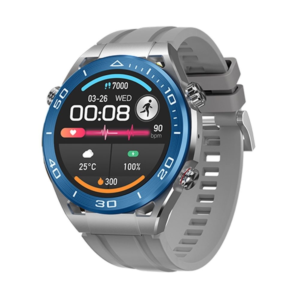 Смарт часы Hoco Y16, с функцией звонка, серебристые