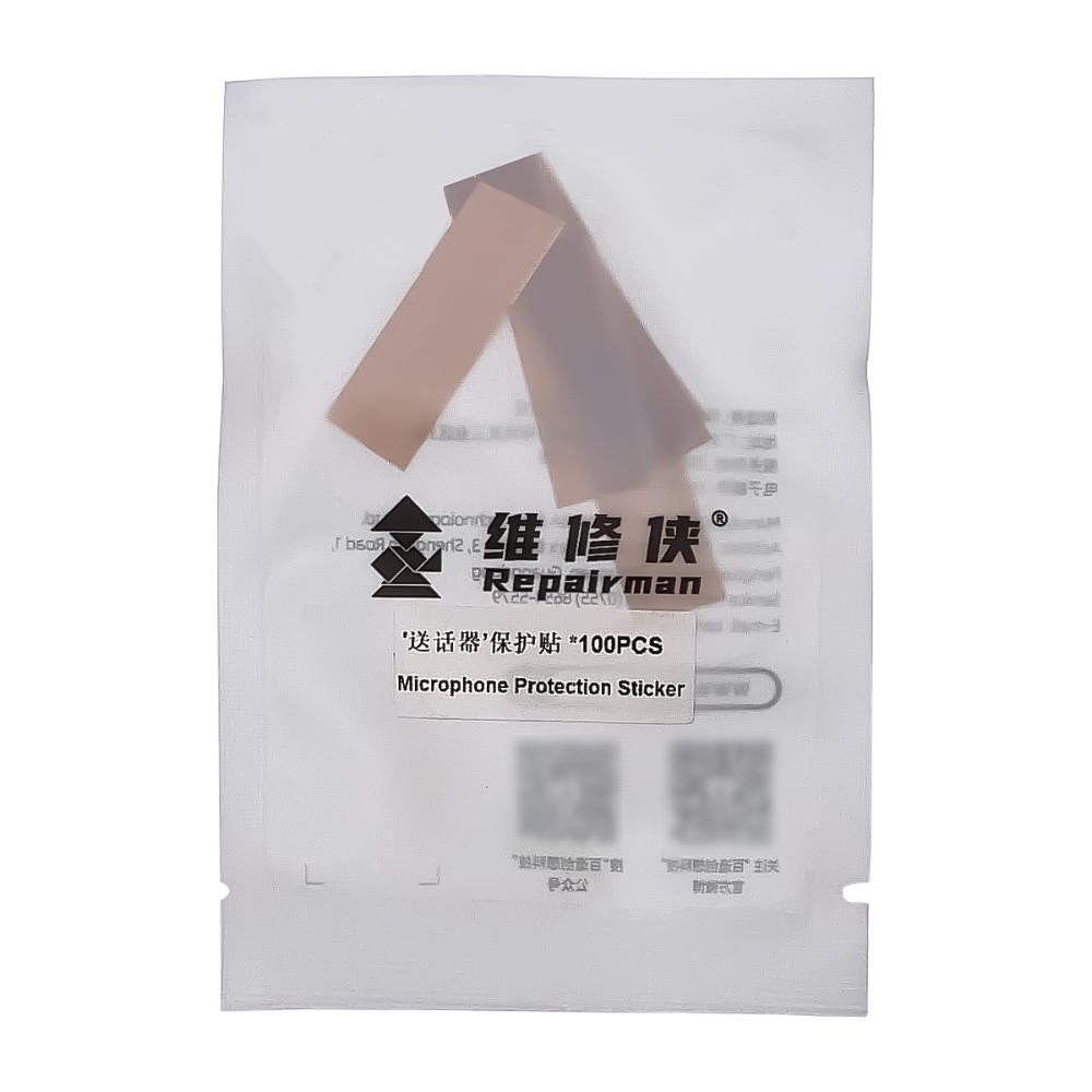 Термостойкие наклейки Repairman, каптоновые, для защиты микрофонов во время пайки, 3 x 5 мм, 100 шт