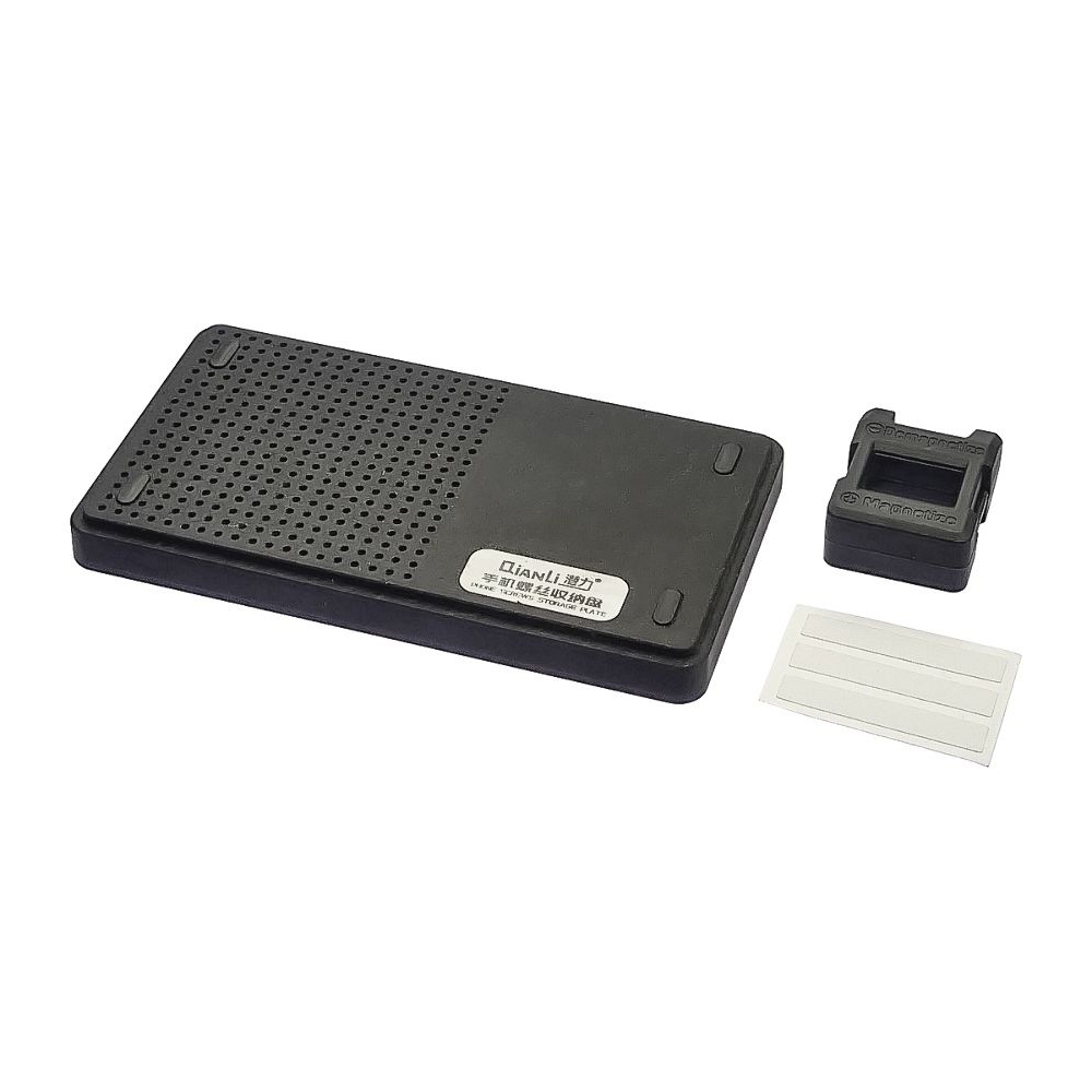 Лоток QianLi Phone Screws Storage Plate, с магнитной зоной и отверстиями хранения винтов (342 шт)