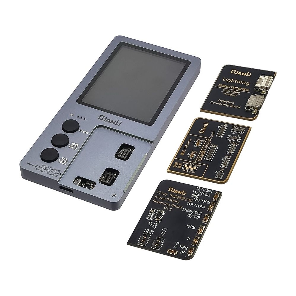 Программатор QianLi iCopy Plus 2.2+ 3in1 дисплеев iPhone 7-11 Pro Max, АКБ iPhone 6S-14 Pro Max