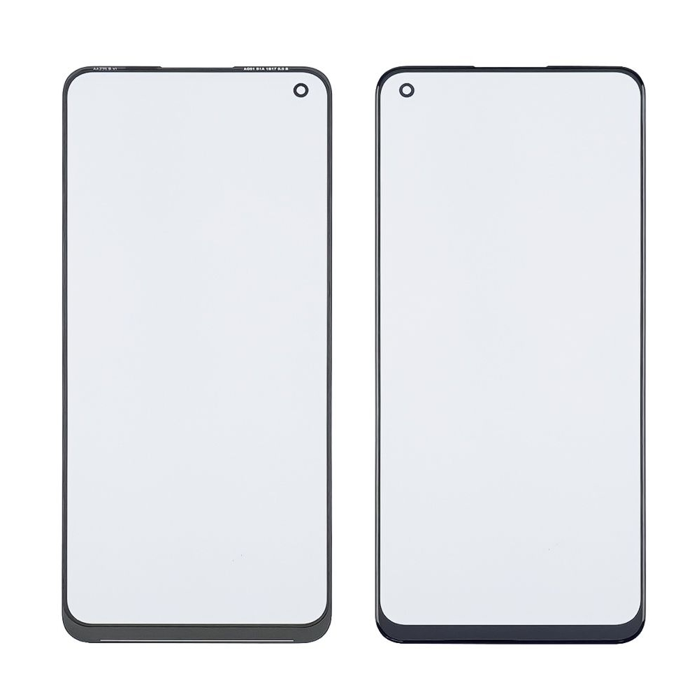 Стекло дисплея с OCA пленкой Oppo A96 (4G), черное