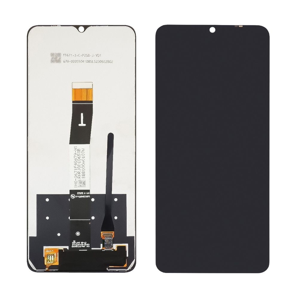Дисплей Xiaomi Poco C55, 22127PC95I, Redmi 11A, 22120RN86C, Redmi 12C, 22120RN86G, 22120RN86I, 22126RN91Y, 2212ARNC4L, чорний | з тачскріном | Original (PRC), Service Pack | дисплейный модуль, экран