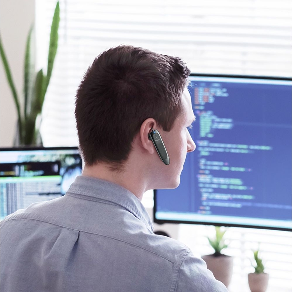 Беспроводная гарнитура Hoco E60, черная