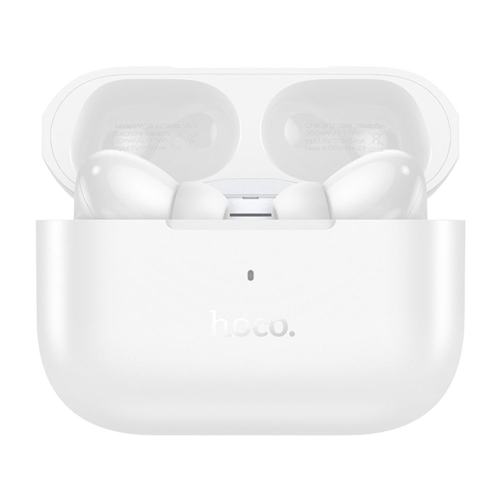 Наушники Hoco EW56 TWS, беспроводные, вакуумные, белые